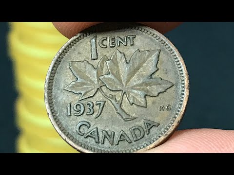 1937 Canada 1 Cent Coin • Values, Information, Mintage, History, and More