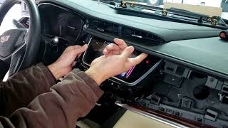2017-19 Cadillac XT5 radio screen Removal