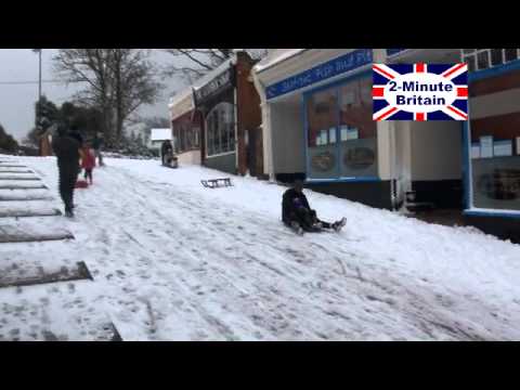 Snowy Sunday in Felixstowe