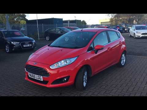 Used Ford Fiesta 1.25 82 Zetec 5dr Red 2016