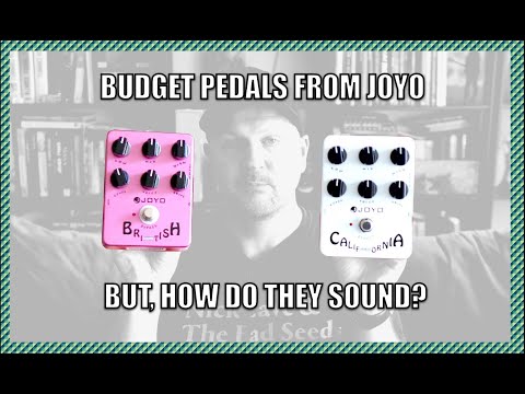 Joyo California & British Pedals Review + Sound Test