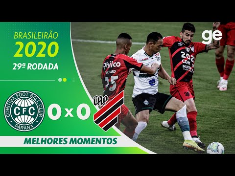 Gols e lances de Coritiba x Athletico Paranaense