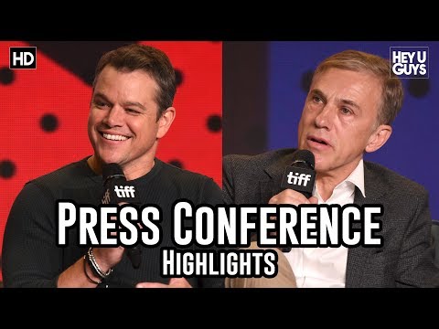 Downsizing Press Conference | Matt Damon | Christoph Waltz | Hong Chau  - TIFF17