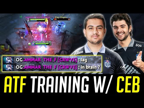 Ceb supporting OG.ATF in ranked - Open ALL CHATS DOTA 2