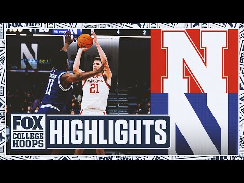 No. 8 Nebraska Cornhuskers vs. Northwestern Wildcats Highlights 🏀 FOX College Hoops
