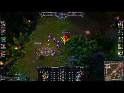 kennen vs panth & akali & olaf