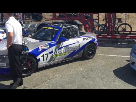 Mazda "Rennen deines Lebens" Laguna Seca Rennen #1 - Vor dem Rennen