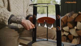 How to Split Kindling Safely | Fiskars Kindling Maker L