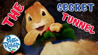 @OfficialPeterRabbit - Can Peter's Dad's Secret Escape Tunnel Save the Day? 🕳️ 🤔 | Cartoons for Kids