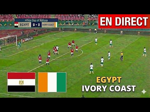 🔴EN DIRECT : IVORY COAST VS EGYPT | AFRICA CUP OF NATIONS QUARTER-FINAL | SIMULATION GAMEPLAY