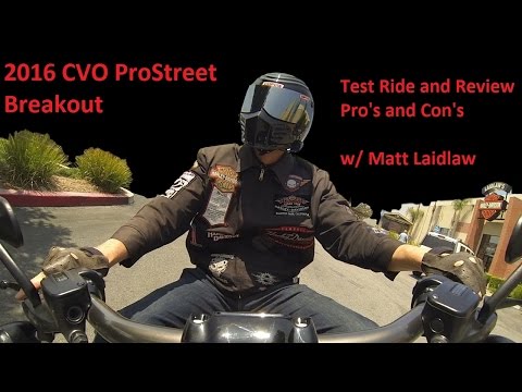 2016 CVO Pro street Breakout Harley-Davidson Review & Testride
