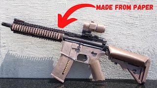 How to make MK18 Assault Rifle from Paper