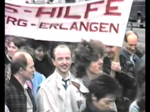 AIDS-Demonstration in München am 4. April 1987