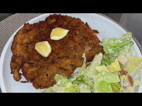 Easy wienerschnitzel recipe! Chicken schnitzel
