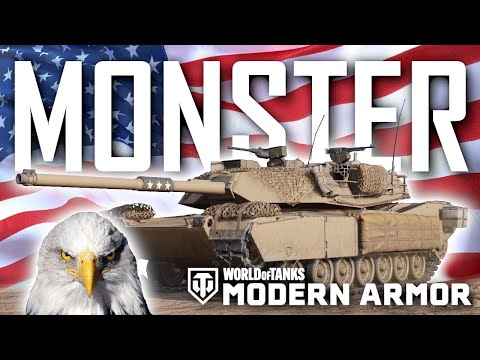 | The M1 Abrams is INSANE | World of Tanks Modern Armor |