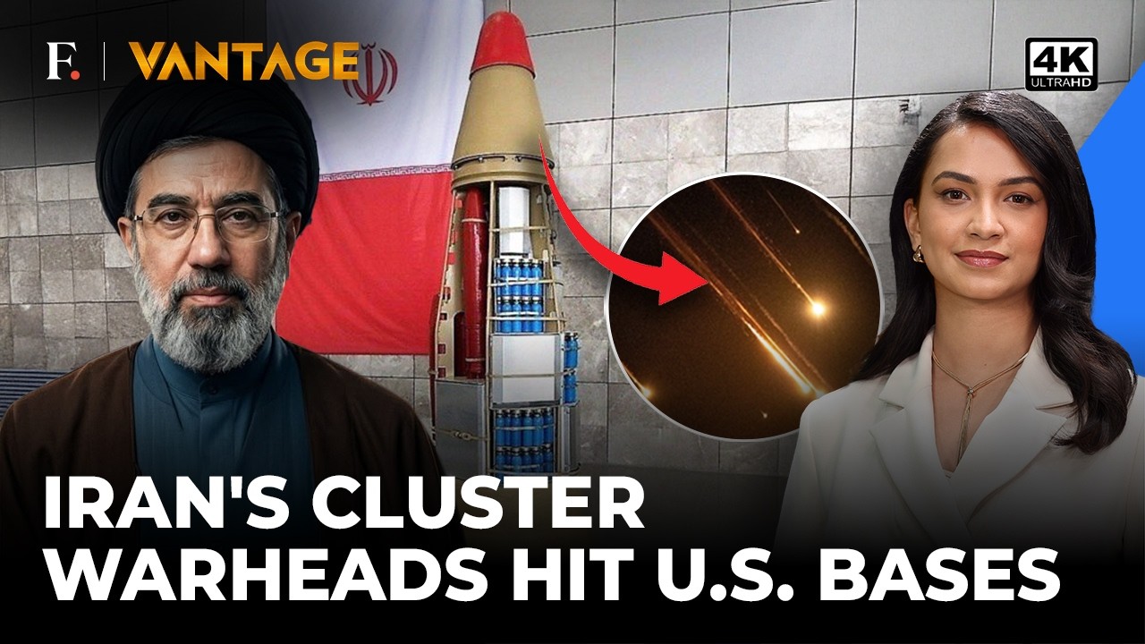 Iran’s Cluster Bomb Blitz: US Troops ‘Hit’, Fighter Jets ‘Damaged’? | Vantage on Firstpost | 4K