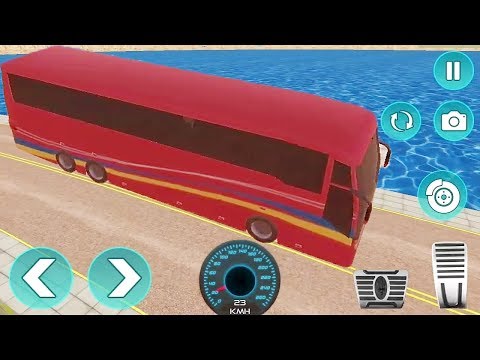 Offroad Tourist Bus Driver Uphill Coach Drive Sim Game || Tourist Bus Racing || Bus Games