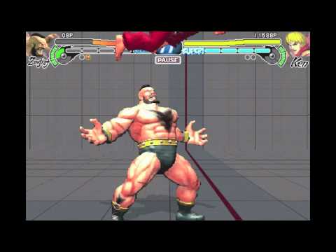 Street Fighter IV Volt Game Center - Zangief vs Ken