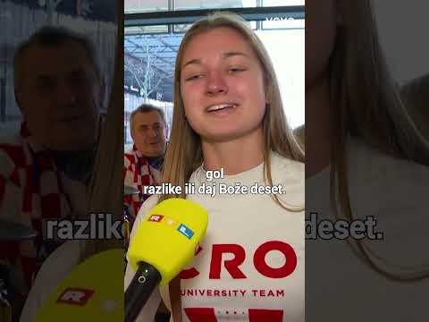Navijači su spremni i vjeruju samo u pobjedu! Ajmo, Hrvatska 🔥🇭🇷