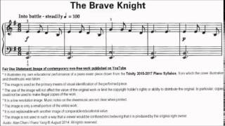 Trinity TCL Piano 2015-2017 Grade 1 No.18 Wedgwood The Brave Knight Sheet Music
