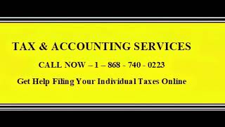Tax Services Available for individual tax returns in Trinidad and Tobago.