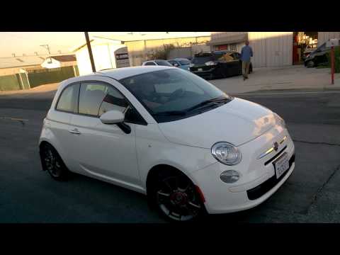 fiat 500 abarth exhaust on a pop