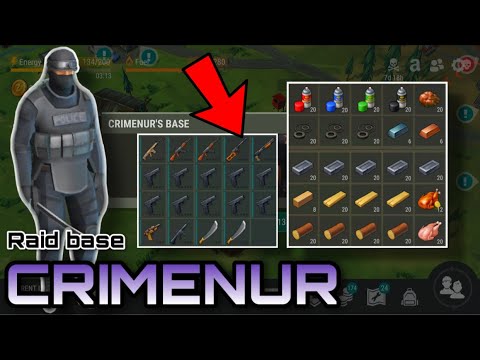 Raid base Crimenur | RaidTime ปล้นกันเถอะ | LDOE | Last day on earth : Survival