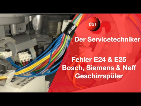 Bosch Geschirrspülmaschine Fehlercode E24