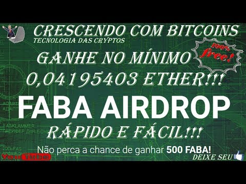 "FABA" AIRDROP DANDO NO MÍNIMO 19 REAIS GRÁTIS, RÁPIDO E FÁCIL