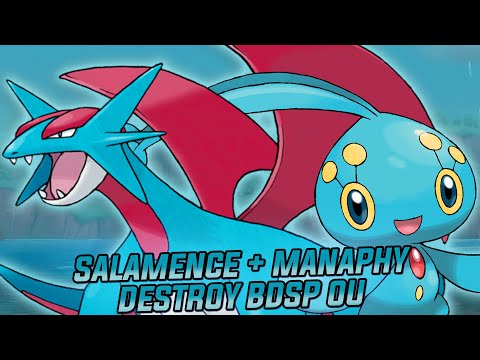 SALAMENCE + MANAPHY DESTROY Pokemon Brilliant Diamond and Shining Pearl OU
