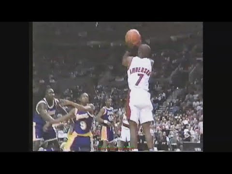 Kenny Anderson 30 Points 5 Ast Vs. Lakers, 1997 Playoffs Game 3.