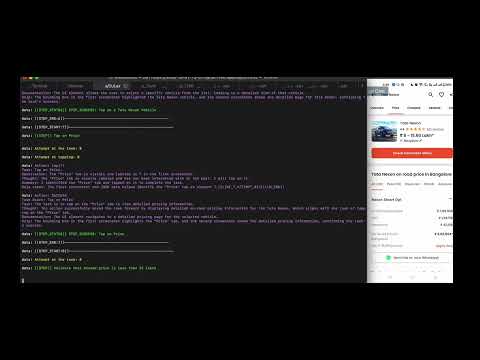 CarDekho Testing Automation Video using Drizz AI