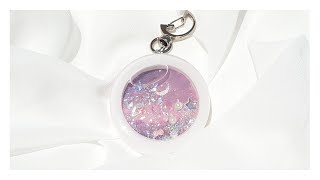 (ENG)[레진 아트 (resin art)] 🌙몽환몽환 노을달 쉐이커 만들기🌙Making Sunset Moon Shaker🌙Watch Me Resin🌙