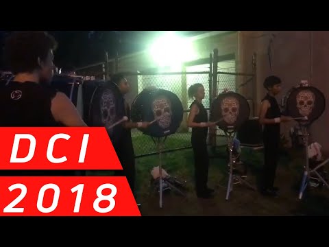 Blue Devils B Basses Play Through Show Book At The 2018 DCI Open Class Championships