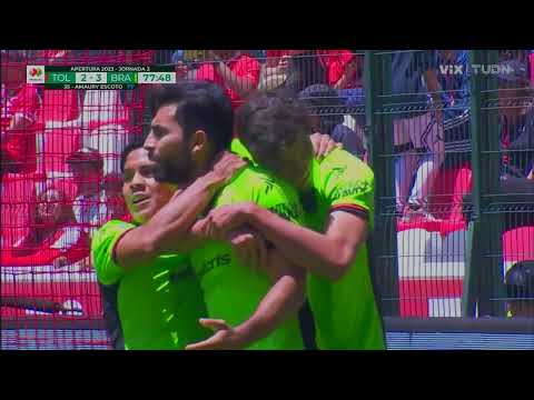Gol de Amaury Escoto | Toluca 2-3 FC Juárez | Liga BBVA MX - Apertura 2023 - Jornada 3