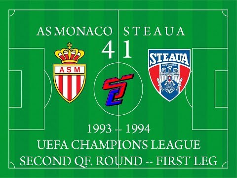 AS Monaco 4-1 Steaua (1993/1994 UCL R2)