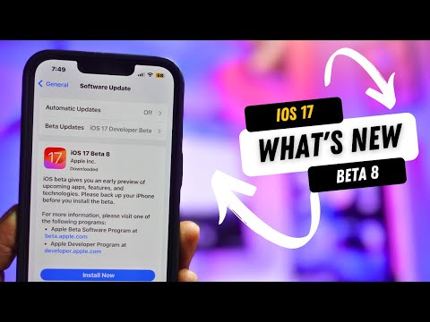 iOS 17 Developer Beta 8 What's New