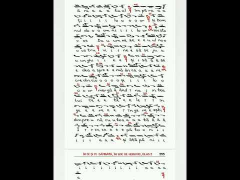 SĂ TACĂ TOT TRUPUL ••• Heruvic in Sâmbăta Mare ••• ( Anton Pann glas 5 )