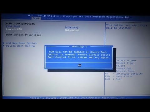 Aptio Setup Utility - Cannot Exit
