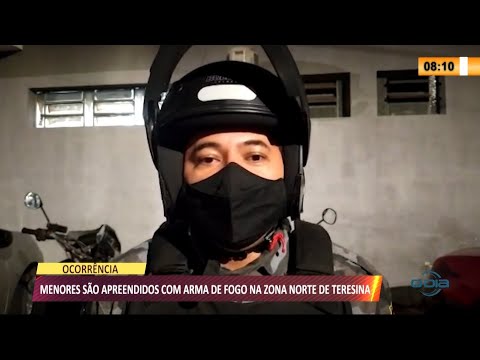 Menores são apreendidos com arma de fogo na zona norte de Teresina 03 08 2021