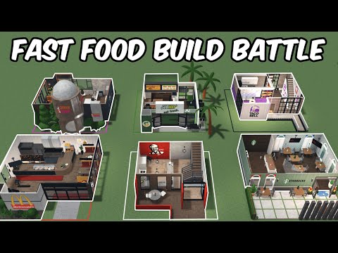 100k FAST FOOD BUILD BATTLE