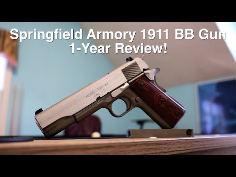 Springfield Armory 1911 MilSpec .177 BB Airgun Pistol - 1 Year Review! Silver Edition Long-term!