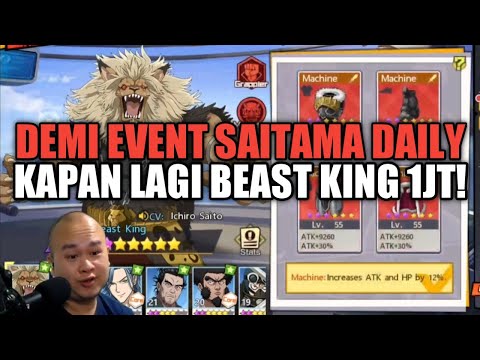 GACHA STEP 2, BEAST KING 1JT ATTACK!!! - ONE PUNCH MAN : The Strongest