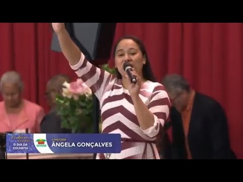 ÂNGELA Gonçalves - A promessa Não Morreu (ao vivo) na sede Mundial IPDA Dia da colheita 31/12/2018