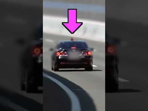 覆面パトカーの赤色灯が...⁉️😂🚨　#shorts