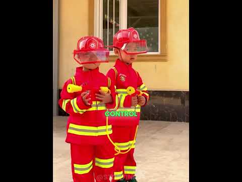 Little Heroes to the Rescue! 👩‍🚒❤️