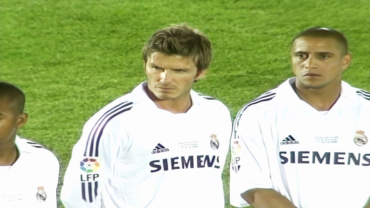 ジダン、ベッカム、カルロス... 伝説的銀河系軍団レアル・マドリードの魅せた舞台！2006