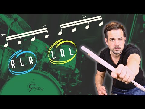 Fill-Ins in 3er Gruppen auf dem Schlagzeug