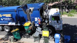 A Typical Garbage Day with NorCal Waste Trucks