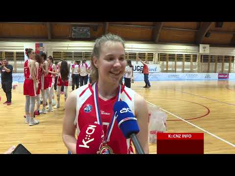 JUNIORKE “CRVENE ZVEZDE” POBEDNICE PRVENSTVA SRBIJE U KOŠARCI